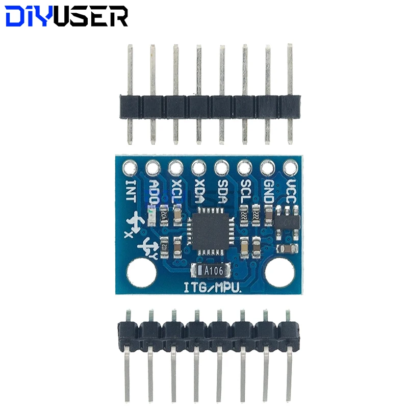 DIYUSER GY 521 MPU-6050 MPU6050 3 Axis Analog Gyro Sensors+ 3 Axis Accelerometer Module