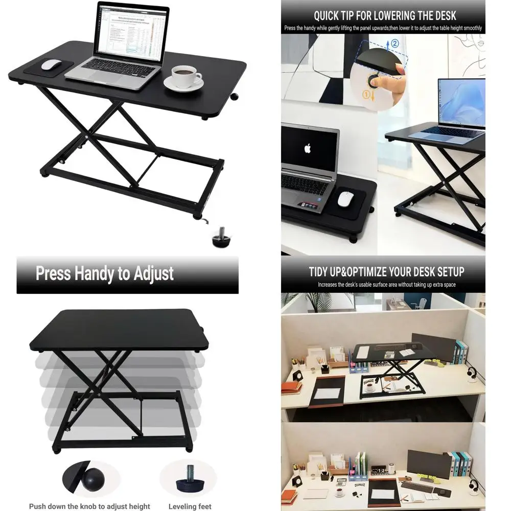 

Портативный регулируемый конвертер для стола-трансформера, подставка для ноутбука 23.6x13.4, компактный и складной, для домашнего офиса