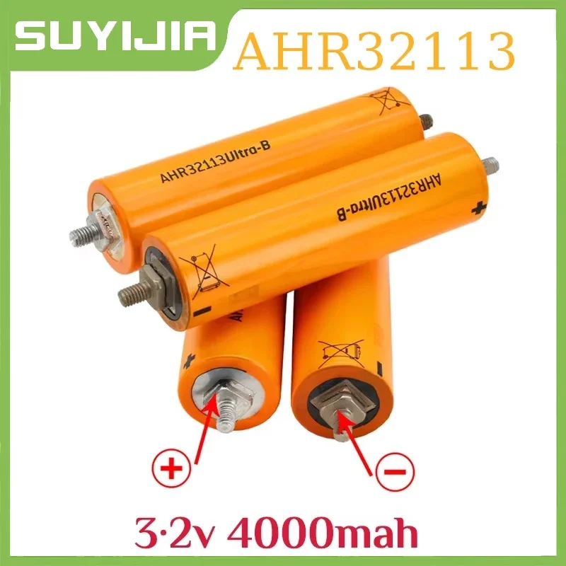 New 1-10pcs A123 AHR32113 Lifepo4 Battery 3.2V 4000mAh 4Rechargeable Lithium Iron Phosphate Power Battery