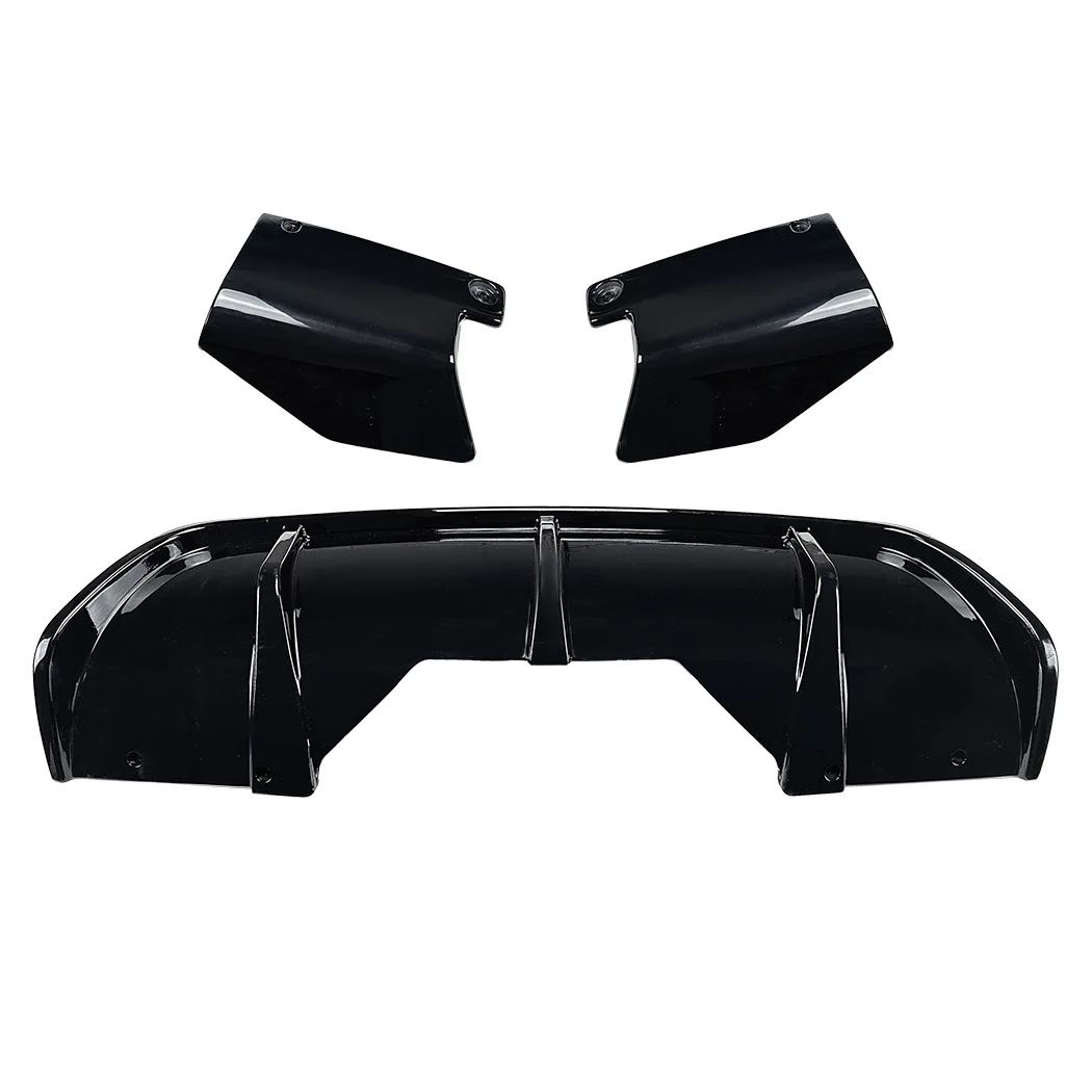 Car Rear Bumper Diffuser Lip For BMW X6 F16 M Sport 2014 2015 2016 2017 2018 2019 MP Style Spoiler Splitter Plate Body Kits