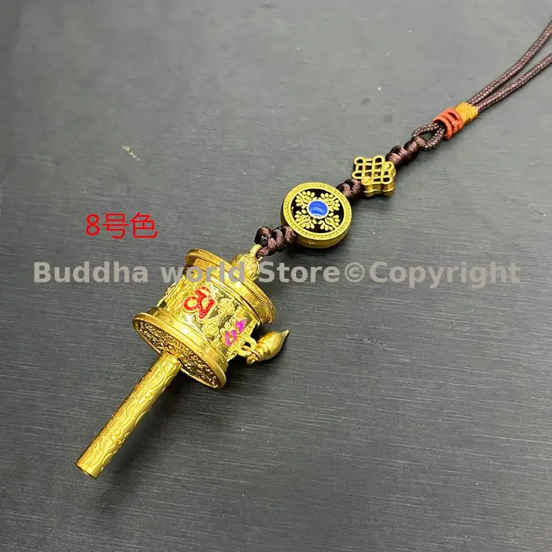 5PCS # six syllable Mantra power Exorcism amulet lucky prayer Pendant HOME CAR bag protective talisman Wholesale Buddhist item