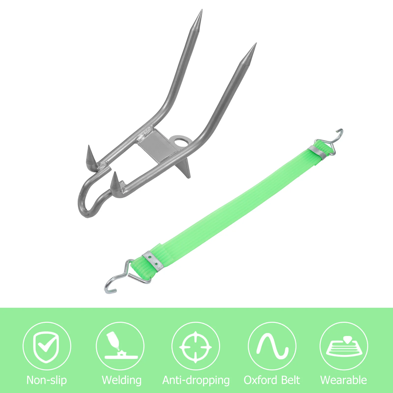 

Cat's Claws Tree Shoes Sharp Durable Spikes Tools High Altitude Work Widened Sole Firm Grasping Aluminum Alloy Picking
