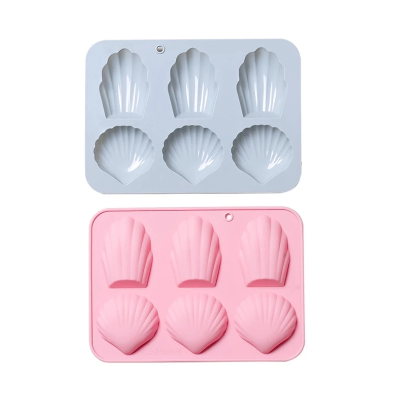 C63B 6Cavity Silicone Mold DIY Mousses Cake Mold Decorating Bakings Tool for Making Chocolate Fondants Dessert