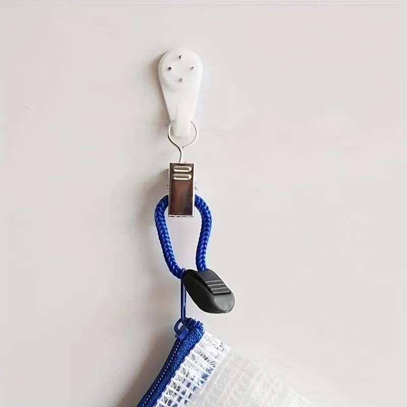37 pcs Silver Open-End Design Open Curtain Hooks, great for Photo Hanging Display, Easy Slide On Rod, Photo Hanging Display