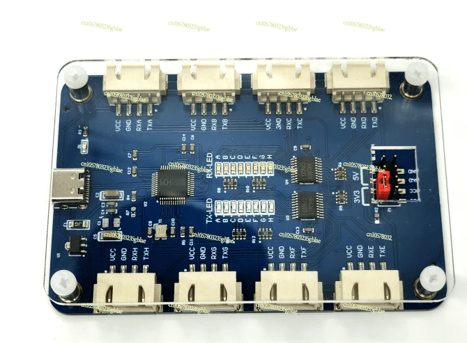 USB to TTL multi-channel/4-channel/8-channel serial port expansion module TyepC to TTL high-speed CH348 chip