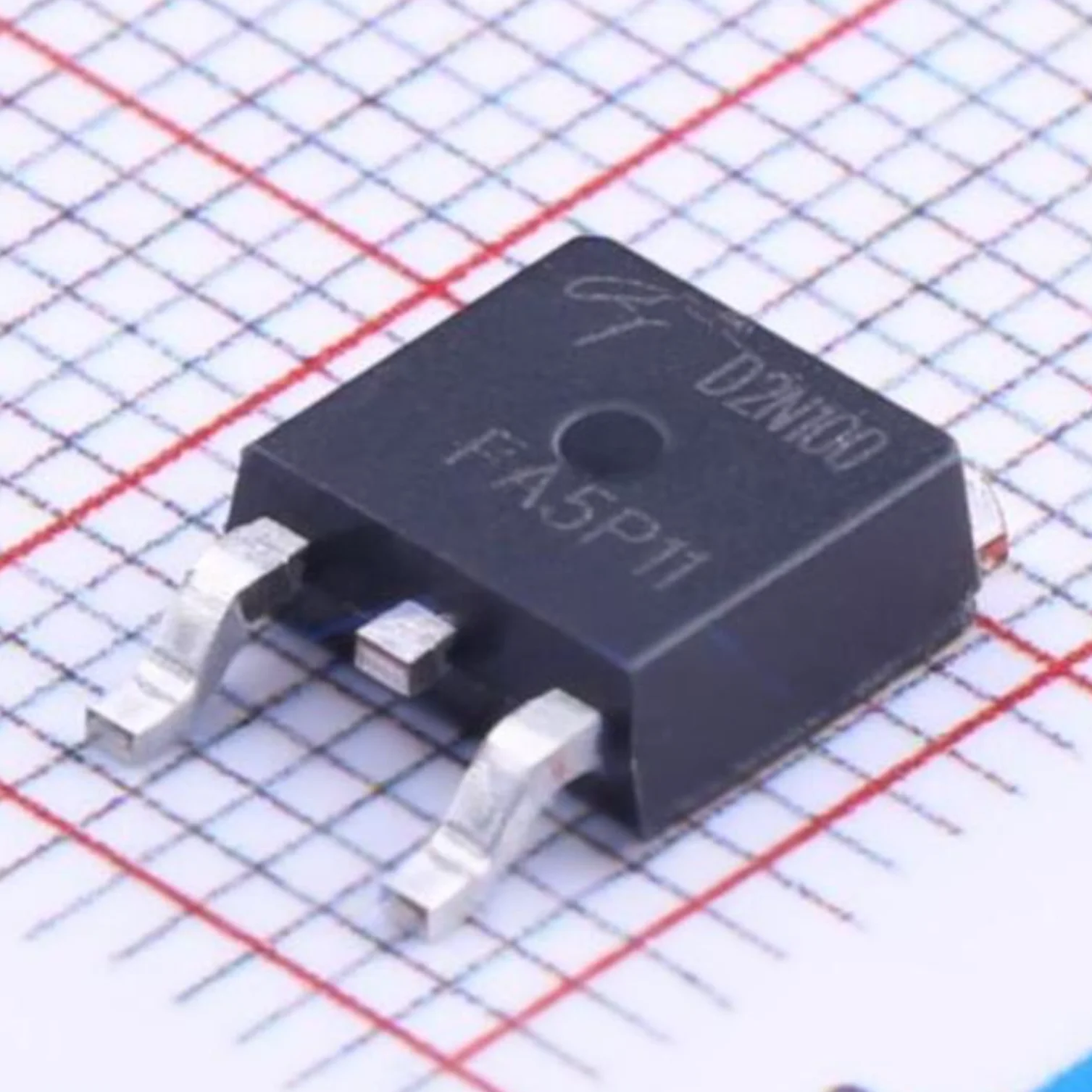 10PCS AOD2N100 Marking D2N100 TO-252 DPAK NEW Original Field Effect Tubes 1 N Channel 1kV 1000V 2A 9Ω@10V 83W MOSFETs AOD2N100