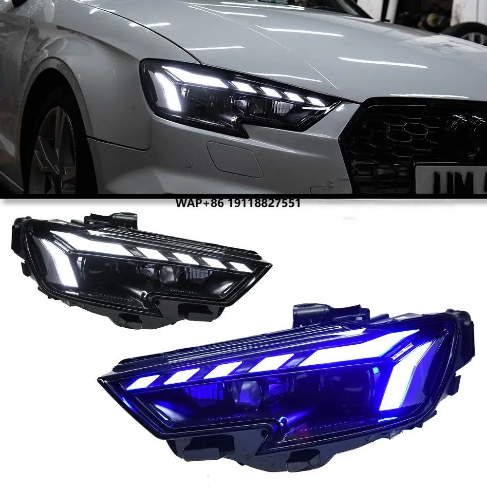 

High Quality LED Headlights forA3 2013-2020 RS3 RS5 Upgrade Projector Head Lamp 6000k Color Automotive Accessories