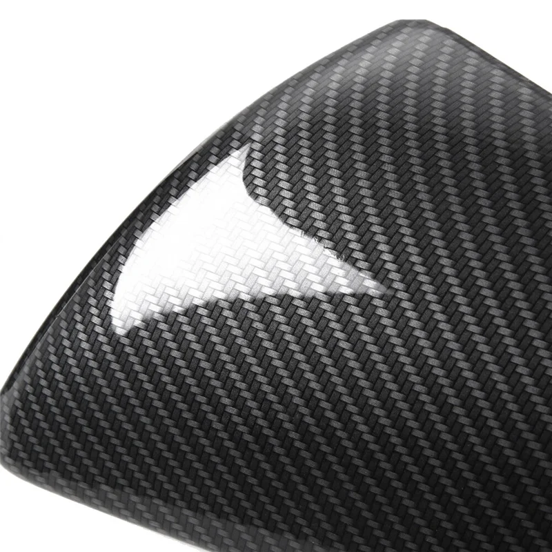 

Rear Carbon Fiber Side Door Rearview Mirror Cover Housing Trim Shells Cap Replacement For Ford Mustang 2015-2020