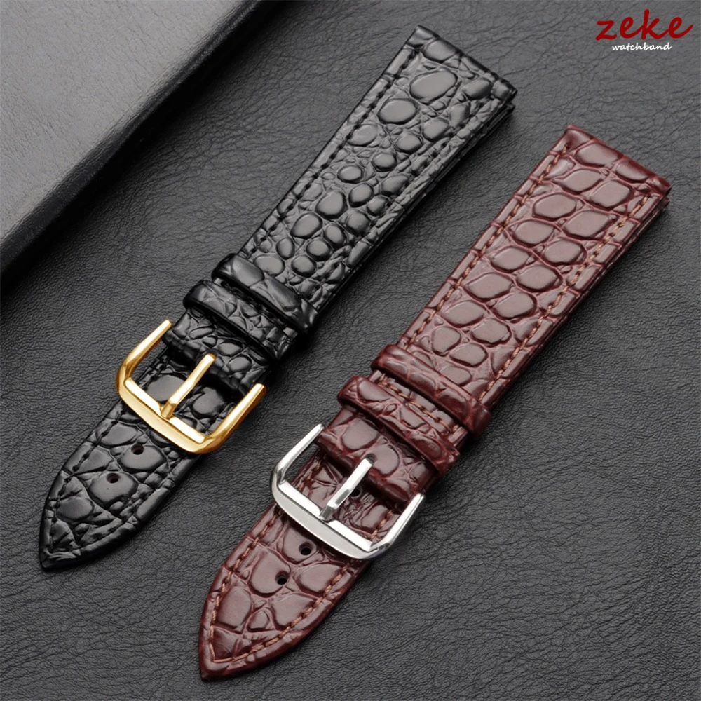 Schwarzbraunes Leder-Uhrenarmb – Dress Watch Ultra Thin Bewertung und Preis