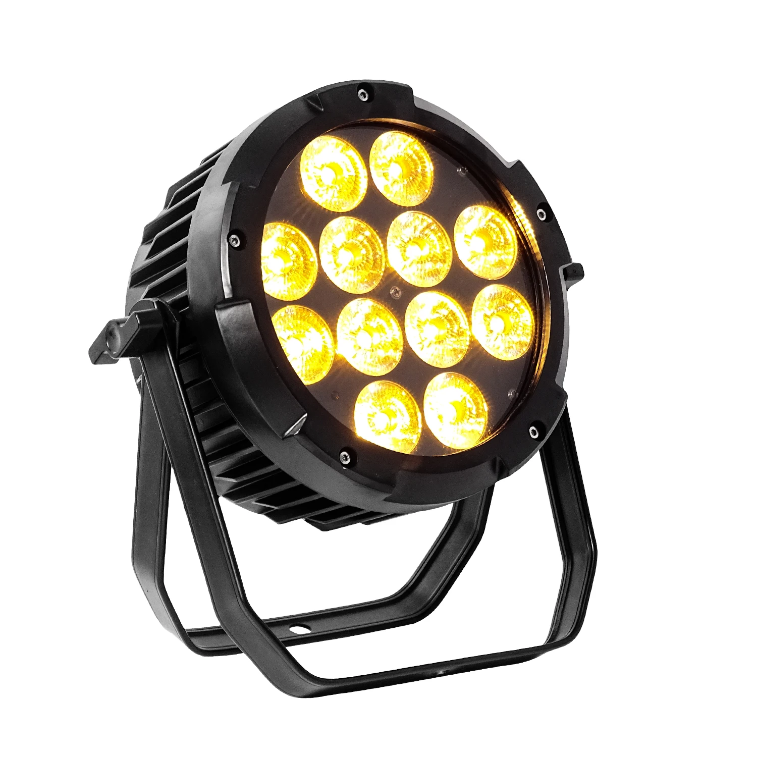 Wasserdichtes Batterie-Par-Licht 12 x 18 W RGBAW + UV 6-in-1-LED-Handy-APP-Steuerung Bühnenlicht DJ Disco-Ausrüstung