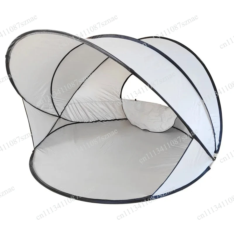 Windproof Waterproof Beach Tent with Sunscreen Protection, Fully Automatic Quick Setup Canopy for Outdoor Outing Supplies