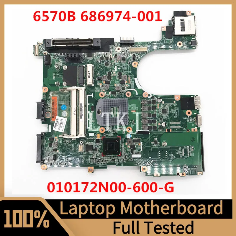 

686974-001 686974-501 686974-601 For HP Probook 6570B Laptop Motherboard 010172N00-600-G SLJ8A QM77 100%Full Tested Working Well