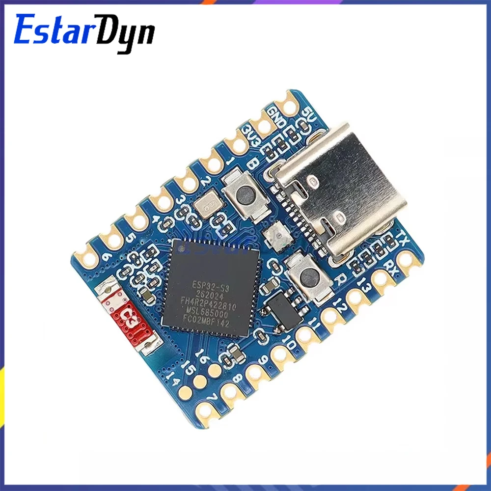 ESP32-S3-Zero WiFi Bluetooth LE Scheda di sviluppo SMD ultracompatto Flash da 4 MB per Arduino/Raspberry Pi con adattatore