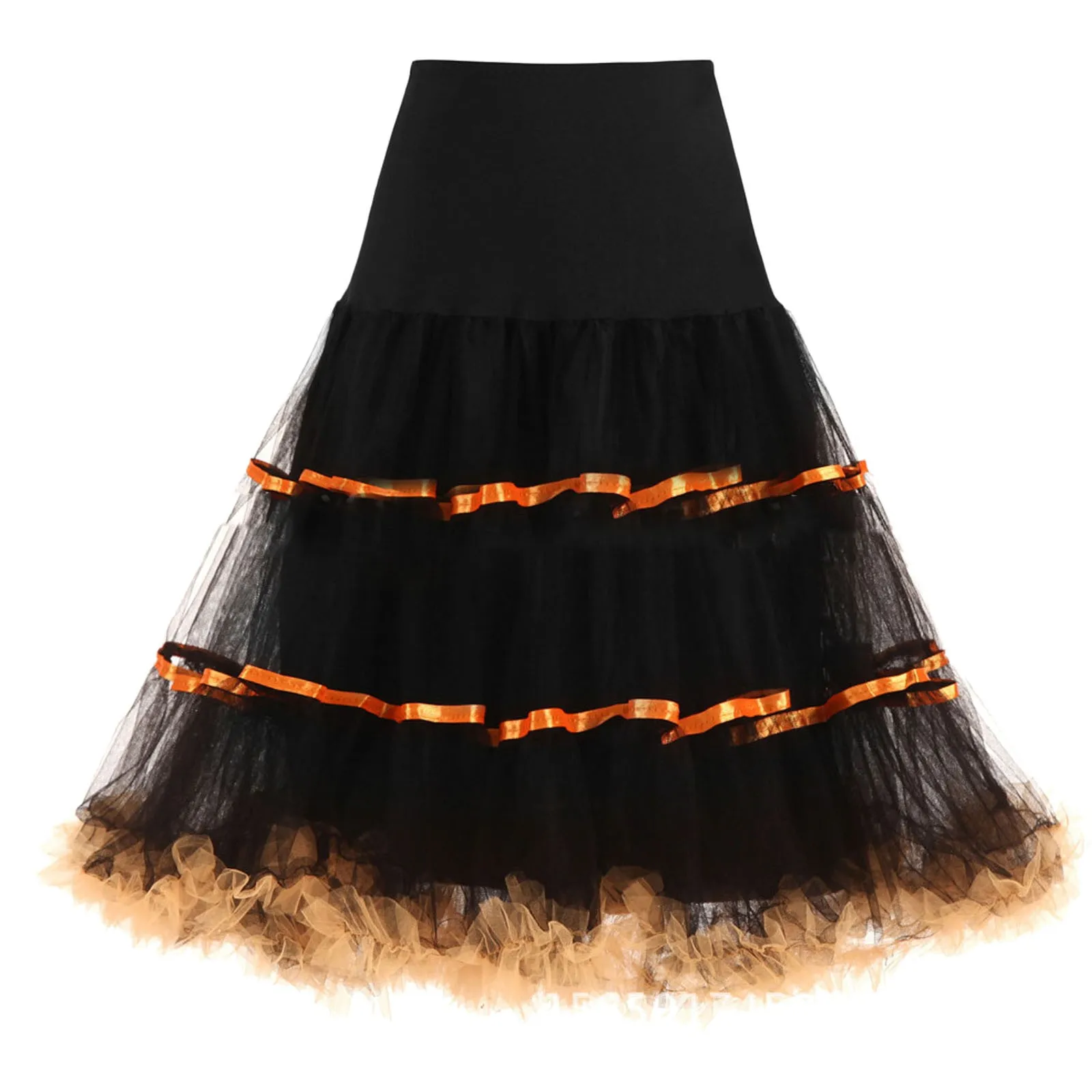 Midi Skirt Wedding Dress Petticoat Rockabilly Tutu Skirt Puffy Slips Underskirt Ballet Skirt Petticoats Prom Dress Cancan Skirt