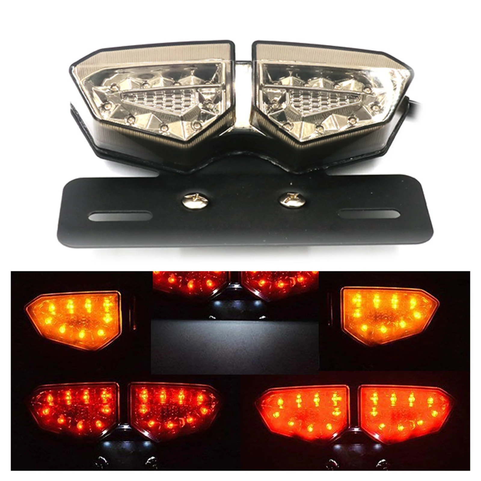 LED Taillight Kit for Super73  12V Plug and Play Tail Light with Turn Signal Light  for Electric Bike
