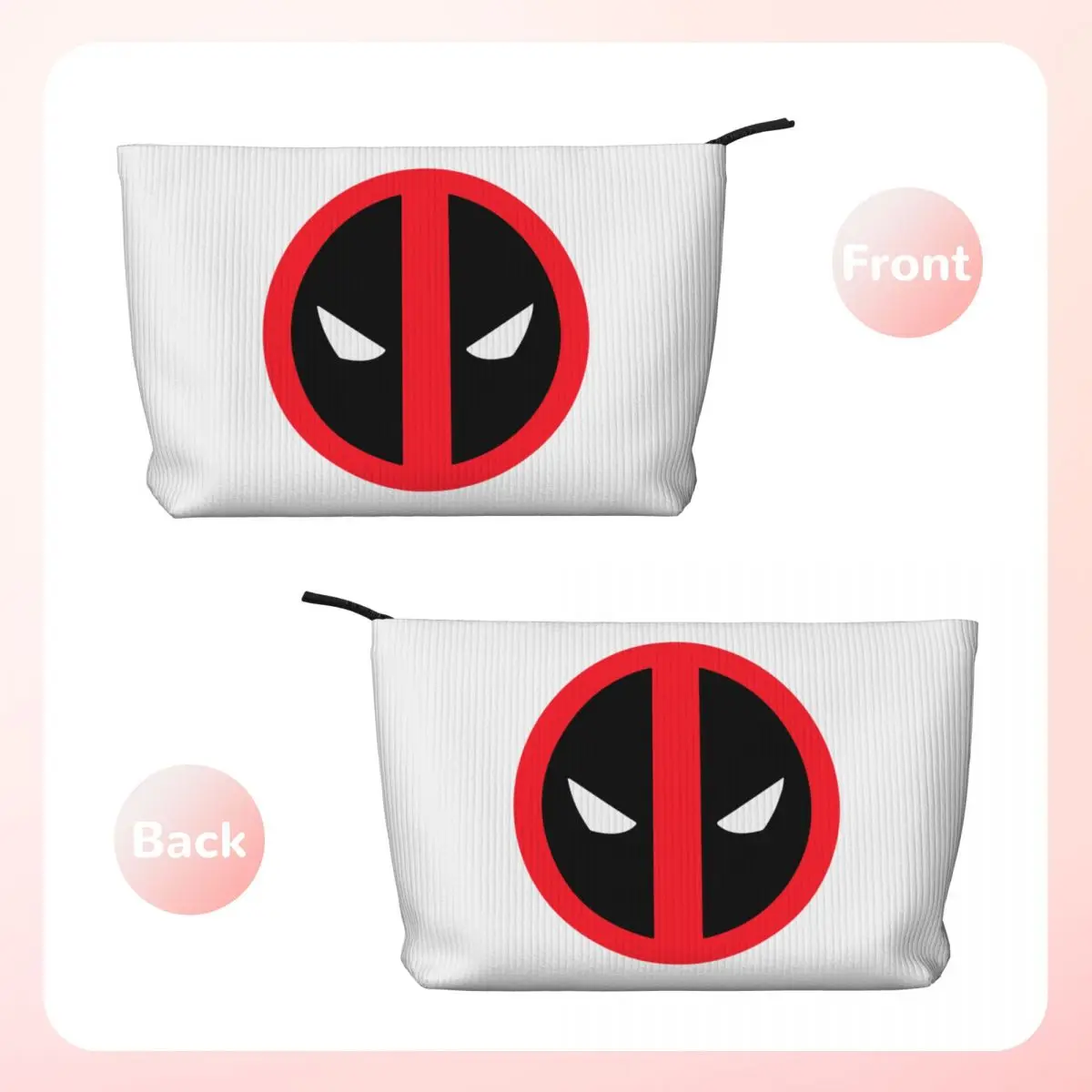 Custom Deadpool Superhero Travel Cosmetic Bag Women Cartoon Cosplay Toiletry Makeup Organizer Ladies Beauty Storage Dopp Kit