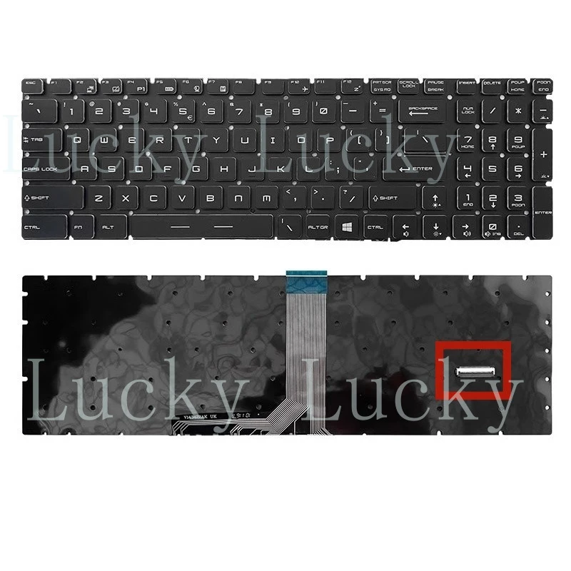 

f for MSI GF72 GV62 GS63 GE62 GL62 GV72 GS60 GP62 GS73 Per-key RGB Backlit US Keyboard