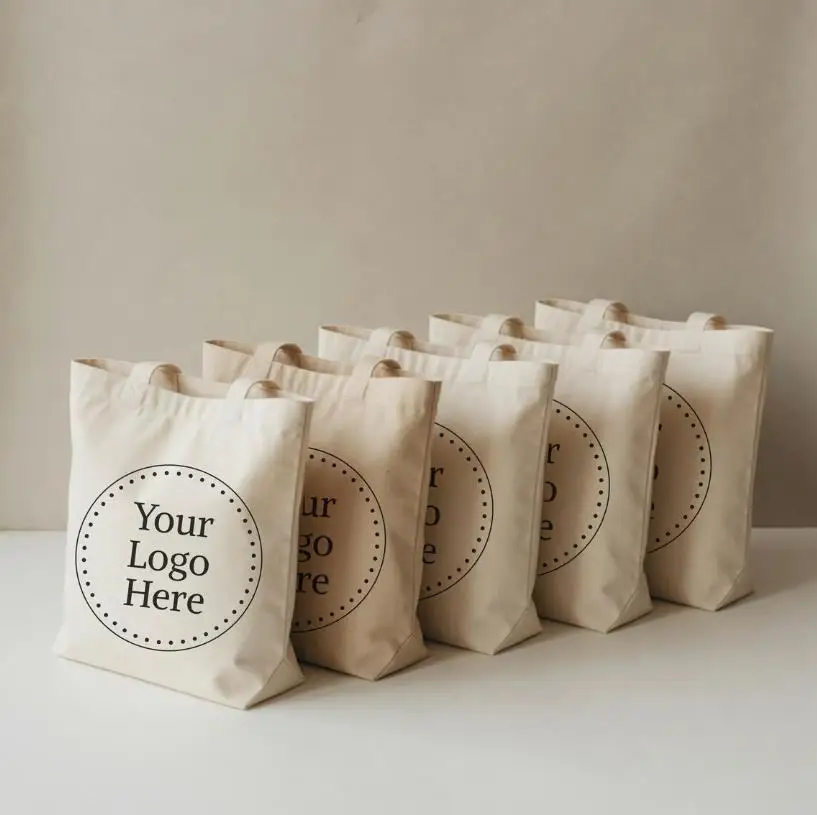Individuelle Tragetasche mit Logo Personalisierte Canvas-Einkaufstasche mit Druckdesign Werbeartikel Großhandel Mindestbestellmenge 50 Stück – Detail 5