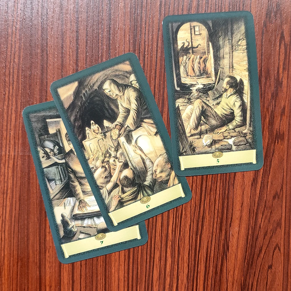 Tarot Cards in Russian Instructions Tarocchi Del Necronomicon in Russian Tarot Cards