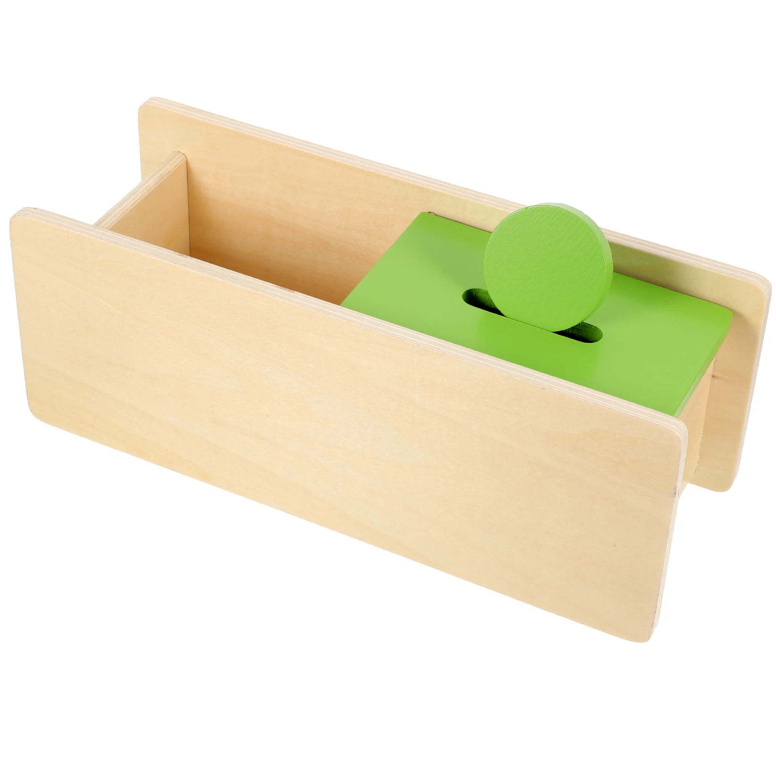 1 セット木製ベビーキッズ教育ドロップボックス幼児の微細運動スキル手と目の調整形状選別ボールドロップギフト