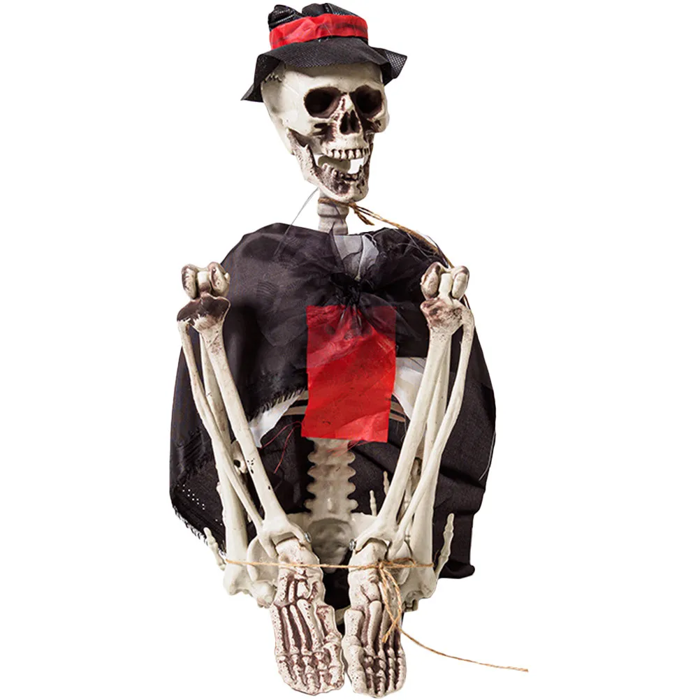 

Halloween Hanging Decoration Realistic Plastic Full Body Prop for Party Outdoor Decor Scary Spooky Scene