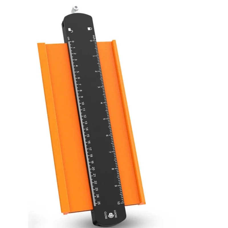 6/10in Shaping Wood Measure Ruler Contour Gauge Profile Duplicator Tool Laminate Tiles Meethulp Gauge Adjustable Lock