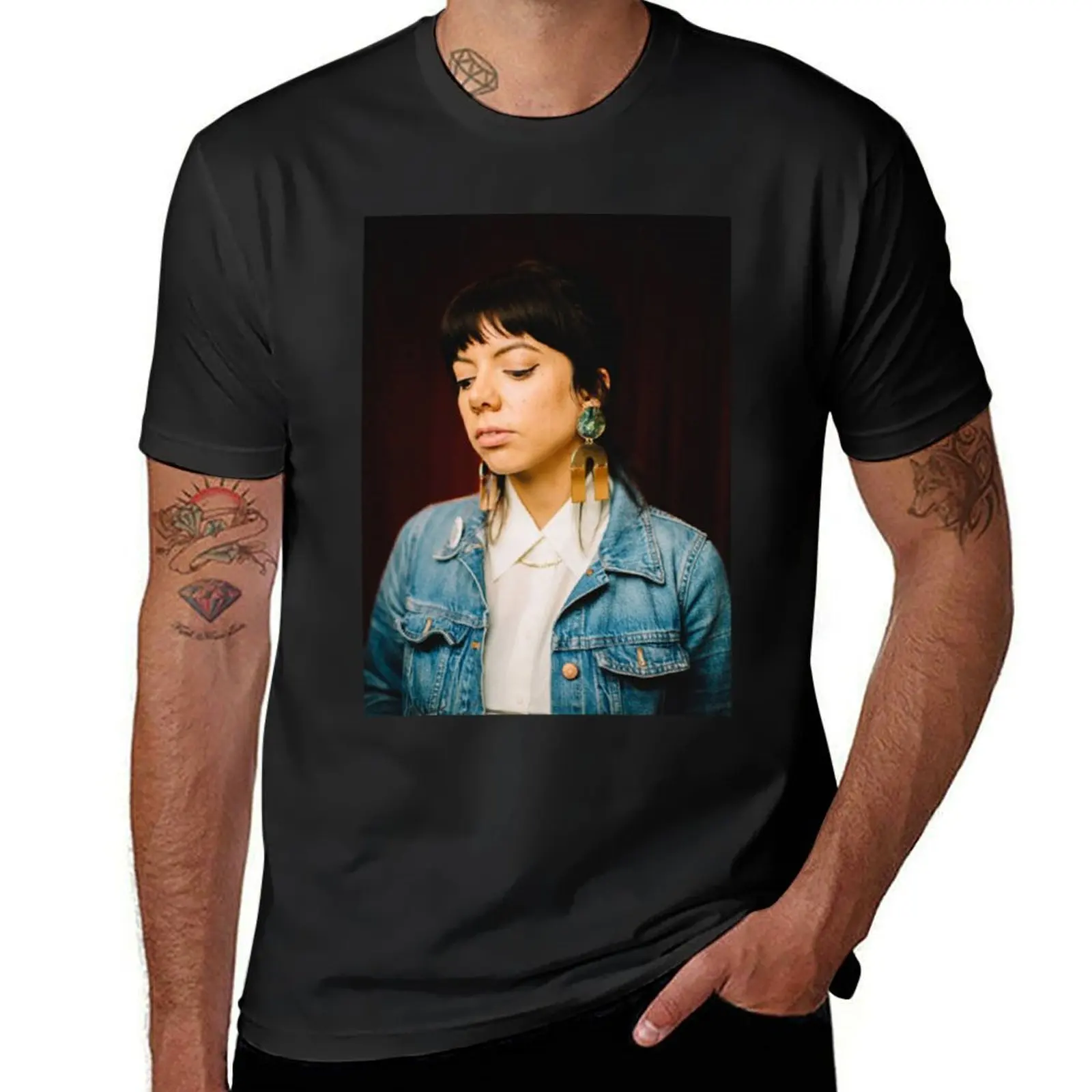 

Alynda Segarra T-Shirt blacks vintage clothes fitted t shirts for men