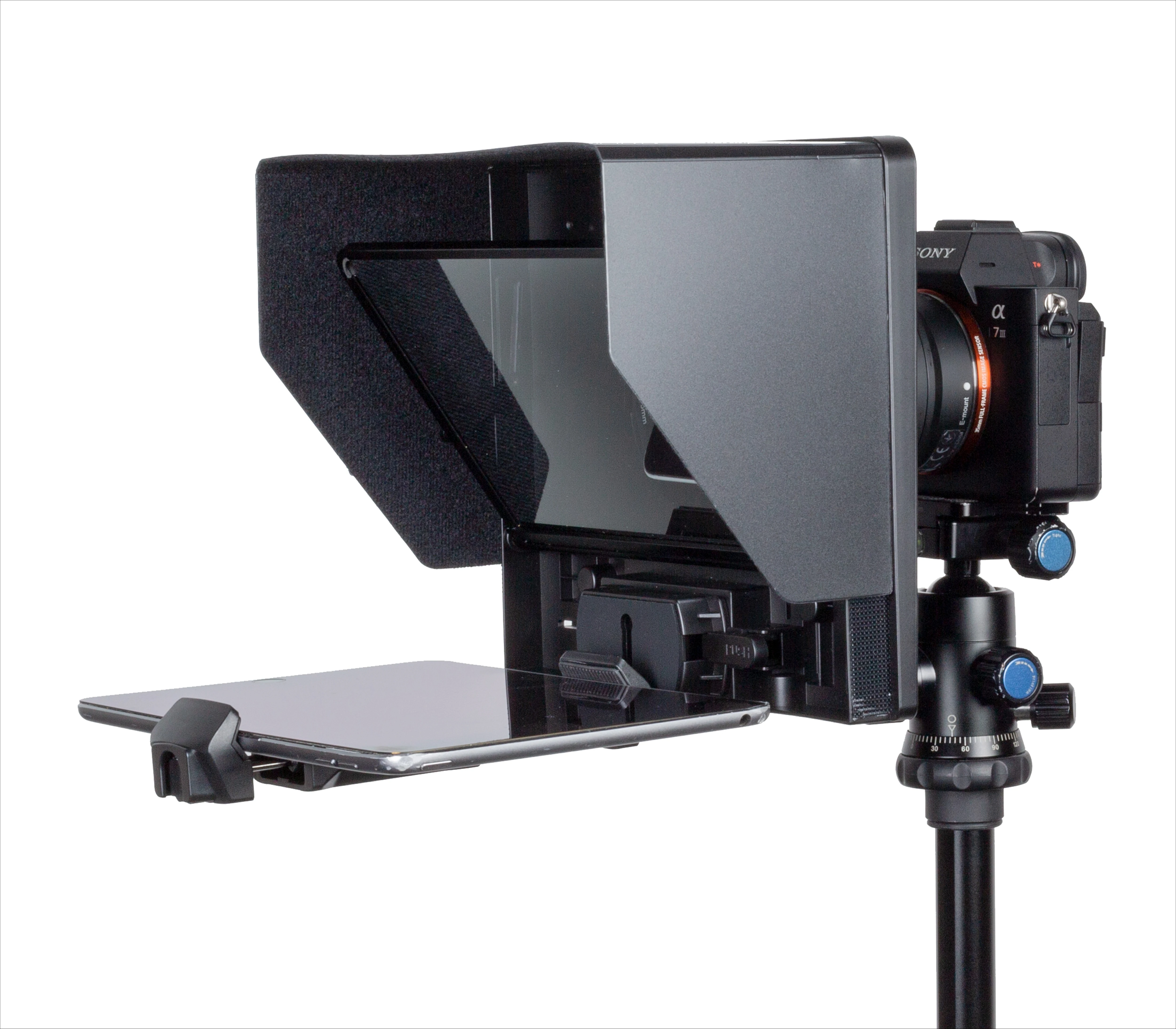 

FEELWORLD TP10 10-Inch Folding Portable Professional Teleprompter Kit For DSLR & 11" Smartphones/Tablets Factory OEM/ODM Custom