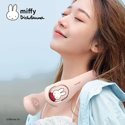 Miffy x Mipow Neck Fan Hanging Neck Portable Hanging Neck Fan Summer Air Cooling Bladeless Neckband Fan For Outdoor Sports Trave