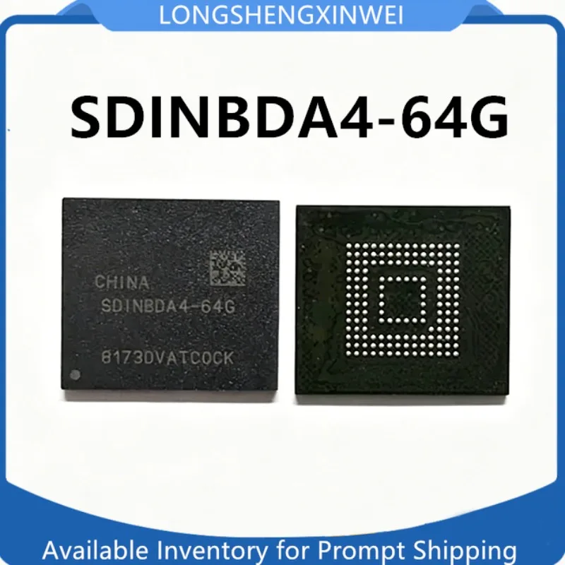 1-個の新しい-sdinbda4-64g-64gb-bga153-パッケージオリジナル-emmc51-ストレージチップメモリ在庫あり