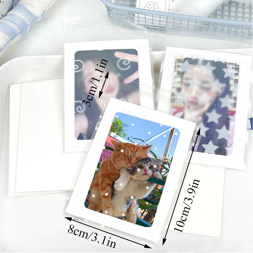 50 шт., самоклеящиеся пакеты в горошек