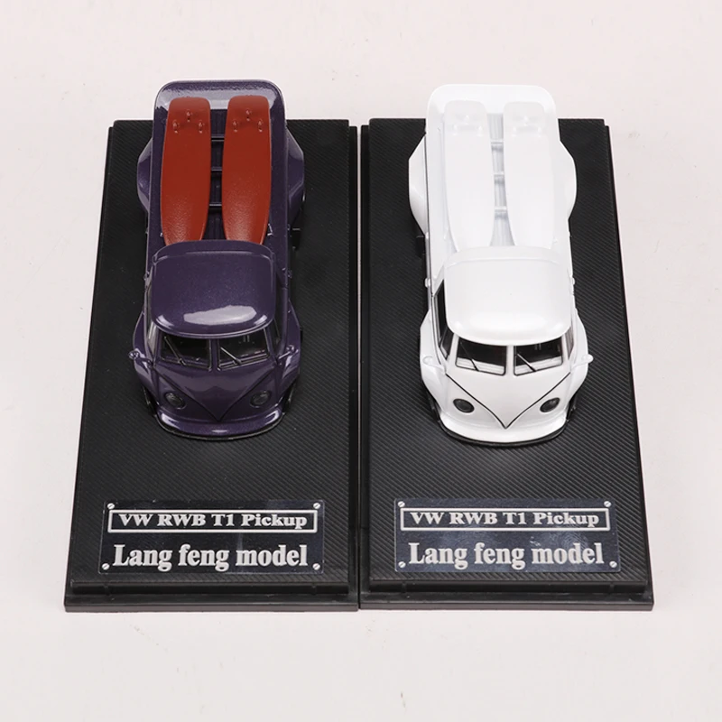 LF 1:64 RWB T1 بيك اب محاكاة يموت الصب سبيكة سيارة نموذج الحرف الديكور جمع لعبة أدوات هدية