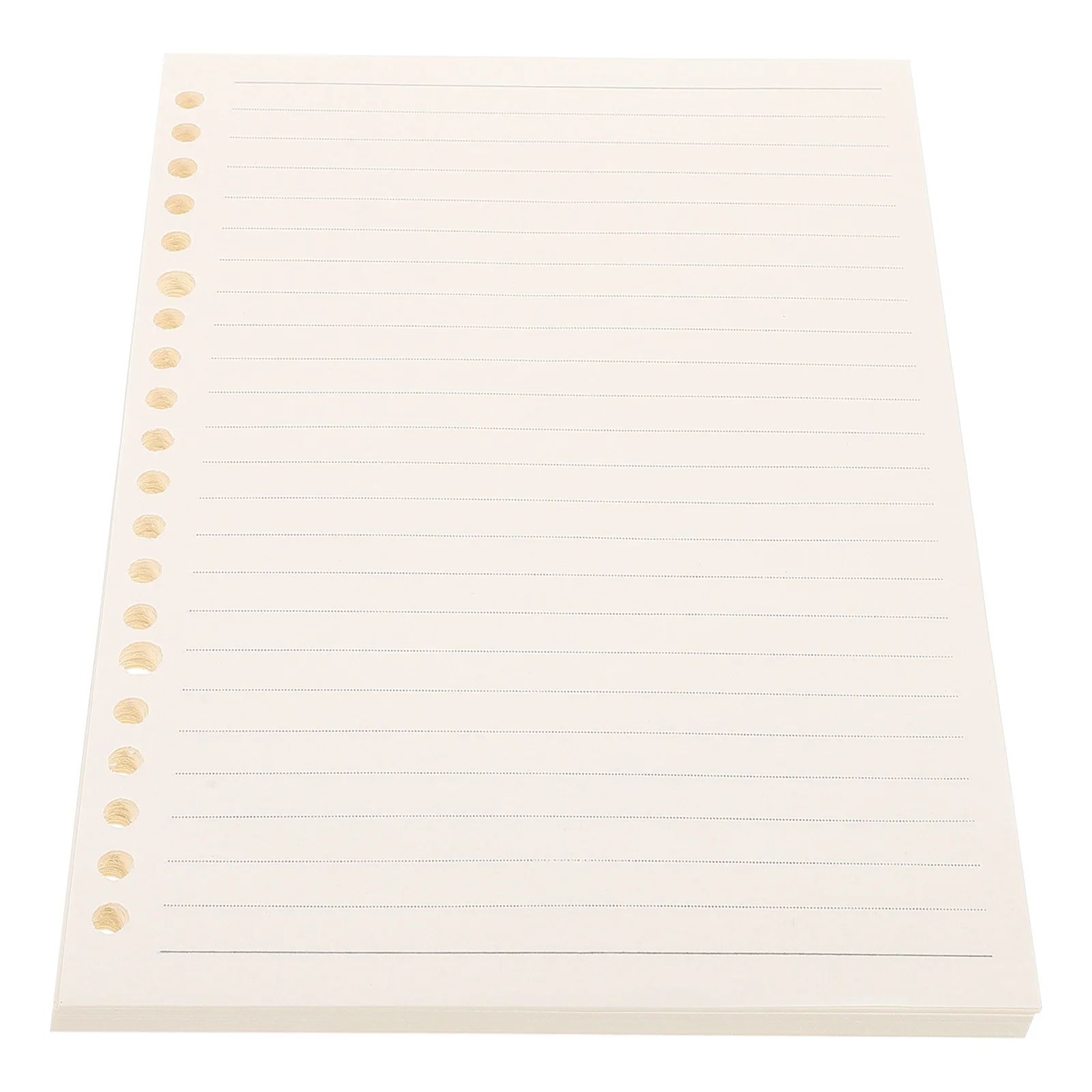 

60pcs A5 Grid Refill Paper Thickened Loose Leaf For Binder Journal Notebook 20-Hole Punch Planner Inserts No Bleed Through