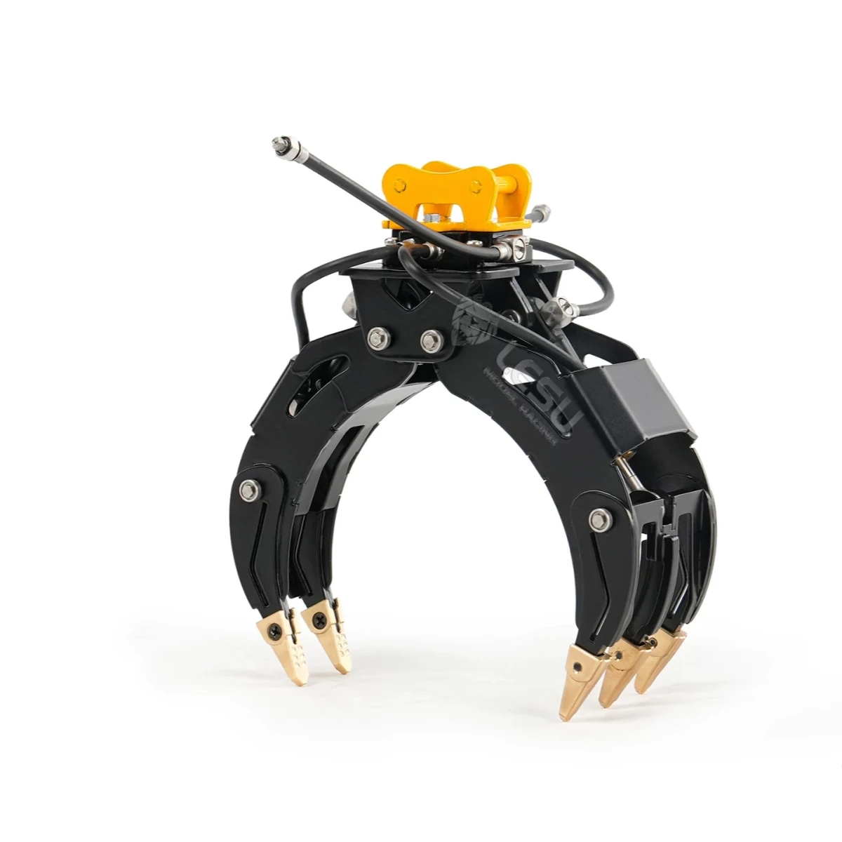 LESU AT-C0077 1/14 Scale Hydraulic Simulation Wood Log Grapple Clamp for PC30 RC Excavator Model