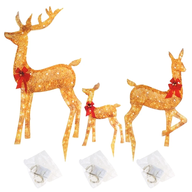 

Waterproof Christmas Deer LED Light Acrylic Material for Outdoor Garden Use