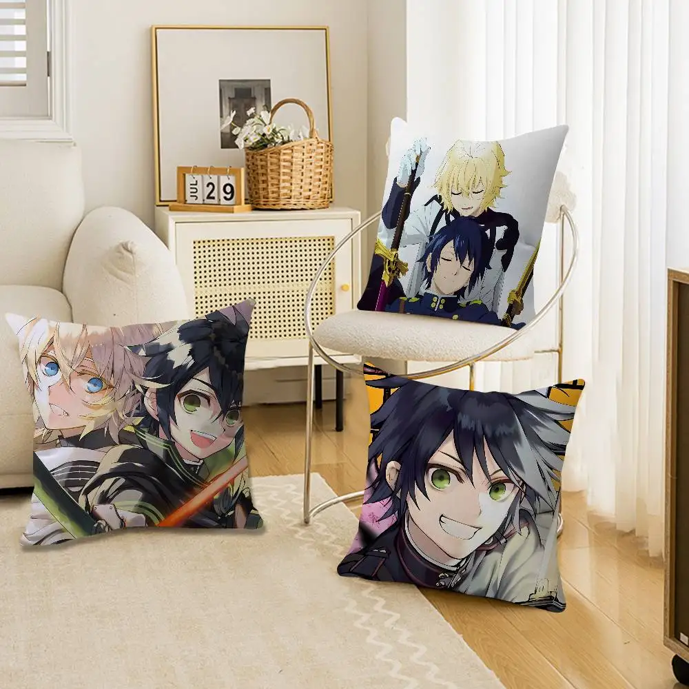 Anime Seraph of The End pillow cover sofa cushion cover home room decoration children gift