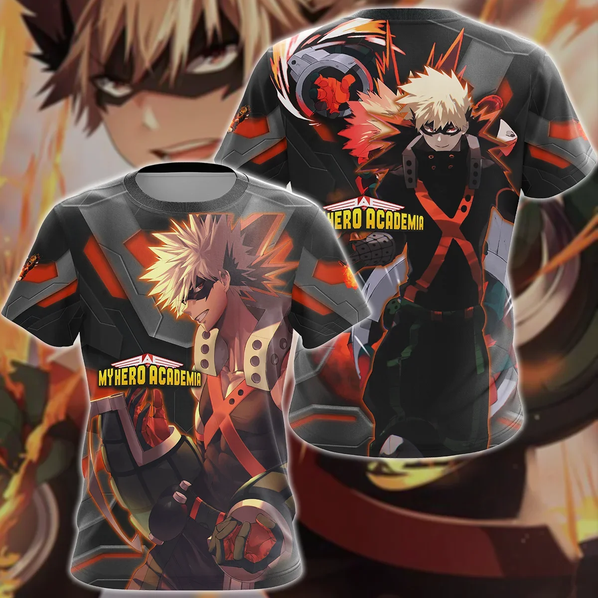 

2024 New Summer Men T Shirt All Might My Hero Academia 3D Print Children T-shirt Cartoon Anime Casual Women Oversized Clothes