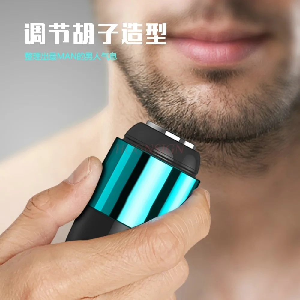 Mini Electric Razor for Men Women Pocket Size Shaver Washable Wet Dry Shaving Portable Travel Shaver for Men's Beard Trimming