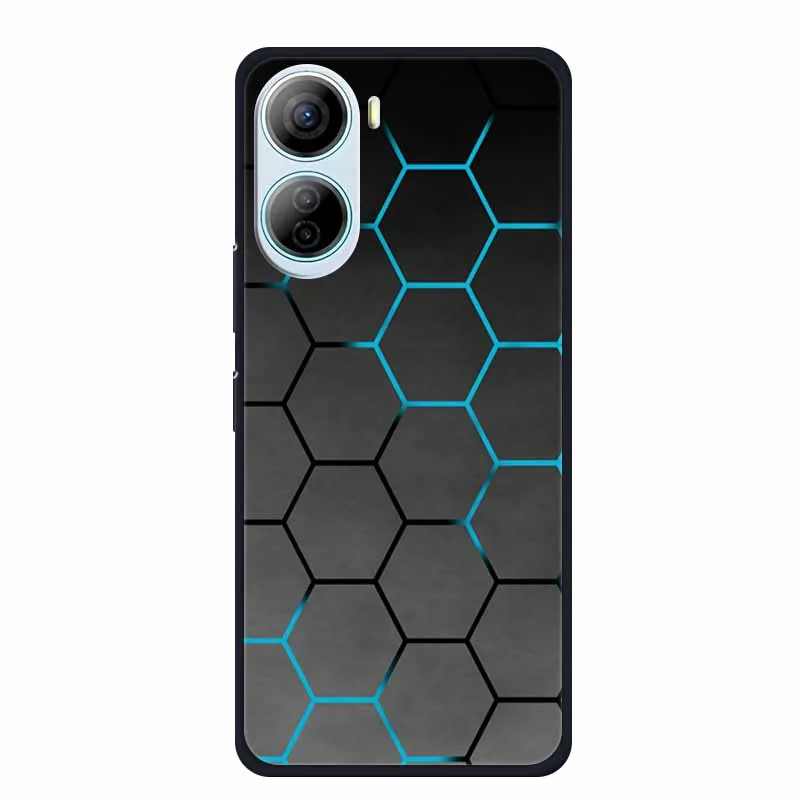 For ZTE Libero 5G IV Case Luxury Cartoon Silicone TPU Back Cover