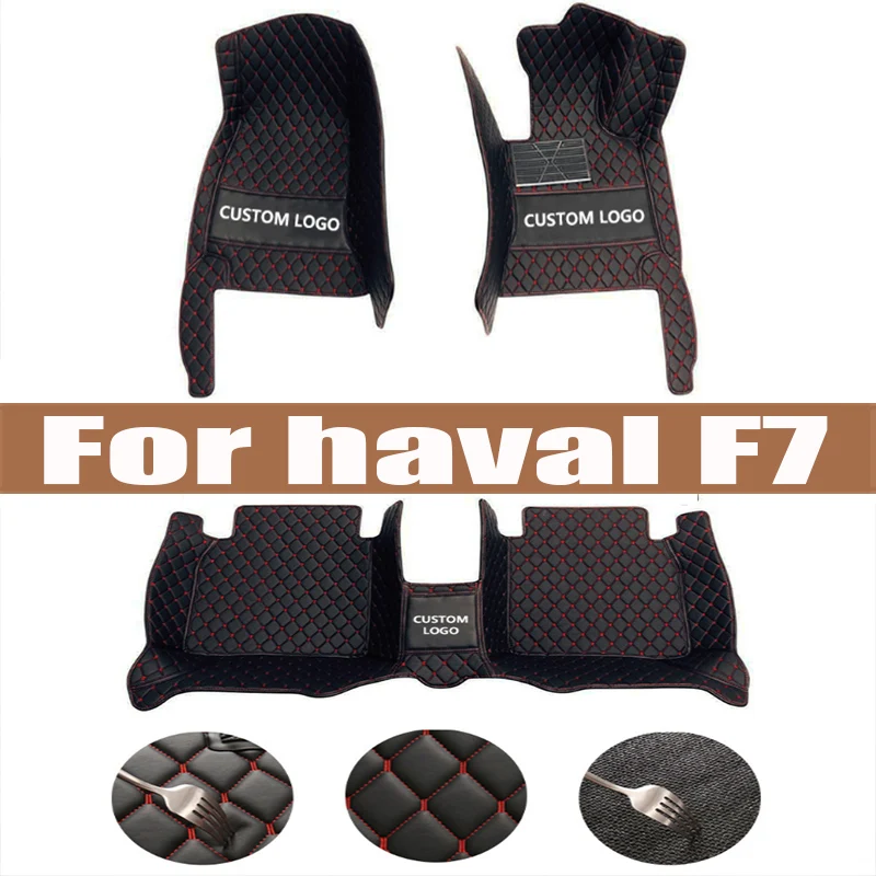 

Car floor mats for haval F7 2019 2020 2021 Custom Auto Foot Pads Automobile Carpet Cover Interior Accessories