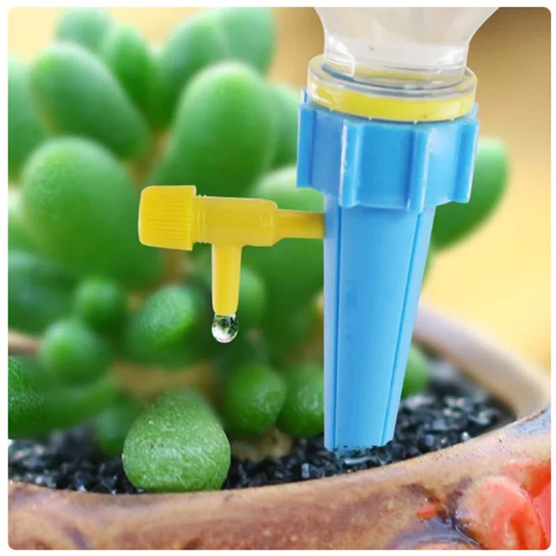 Automatic Drip Irrigation System Self Watering Spike for Flower Plants Greenhouse Garden Adjustable Auto Water Dripper Device