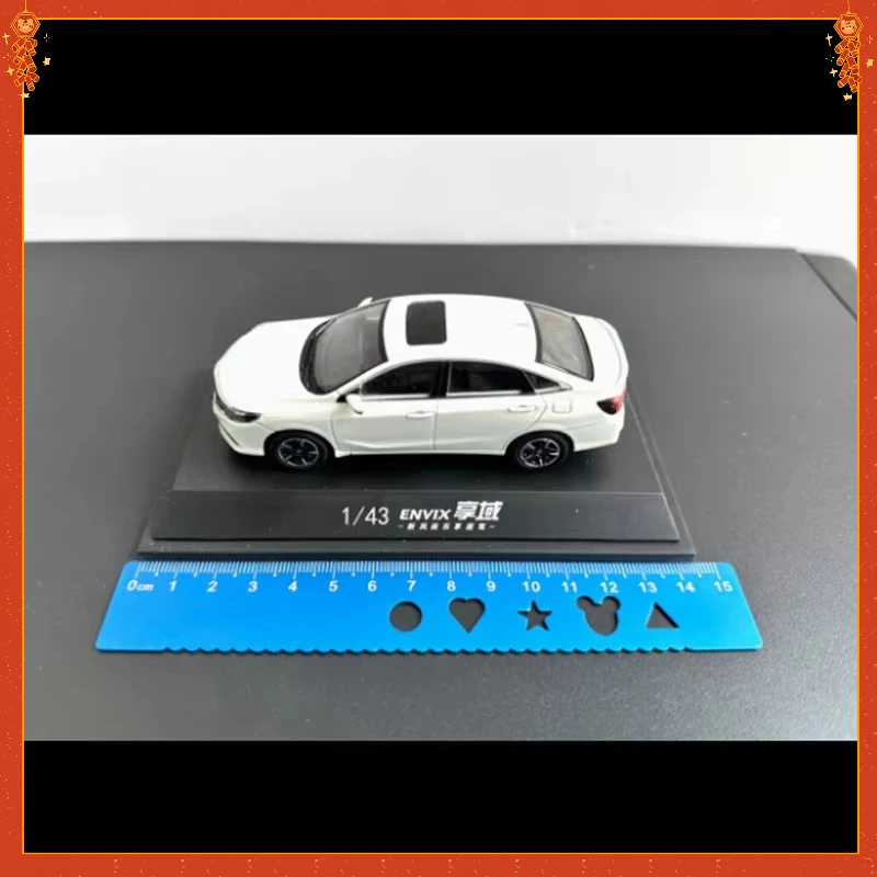 Diecast Alloy 1:43 Scale 2021 Dongfeng Honda ENVIX Car White Simulation Car Model Console Car Boy Souvenir Toy