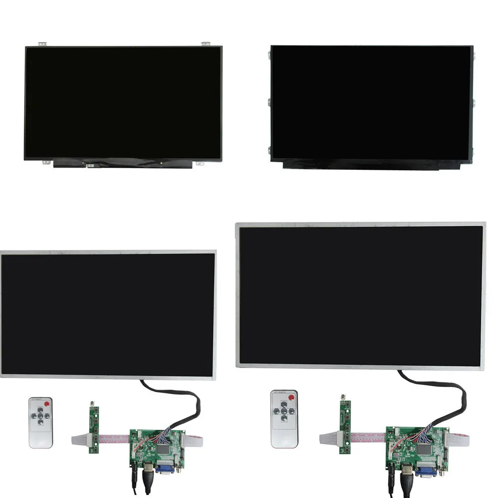 

13,3/14/15,6-дюймовый ЖК-экран, портативный монитор, входы AV/VGA/HDMI, контроллер платы драйвера для Raspberry Pi 4/5, дисплей Windows PC