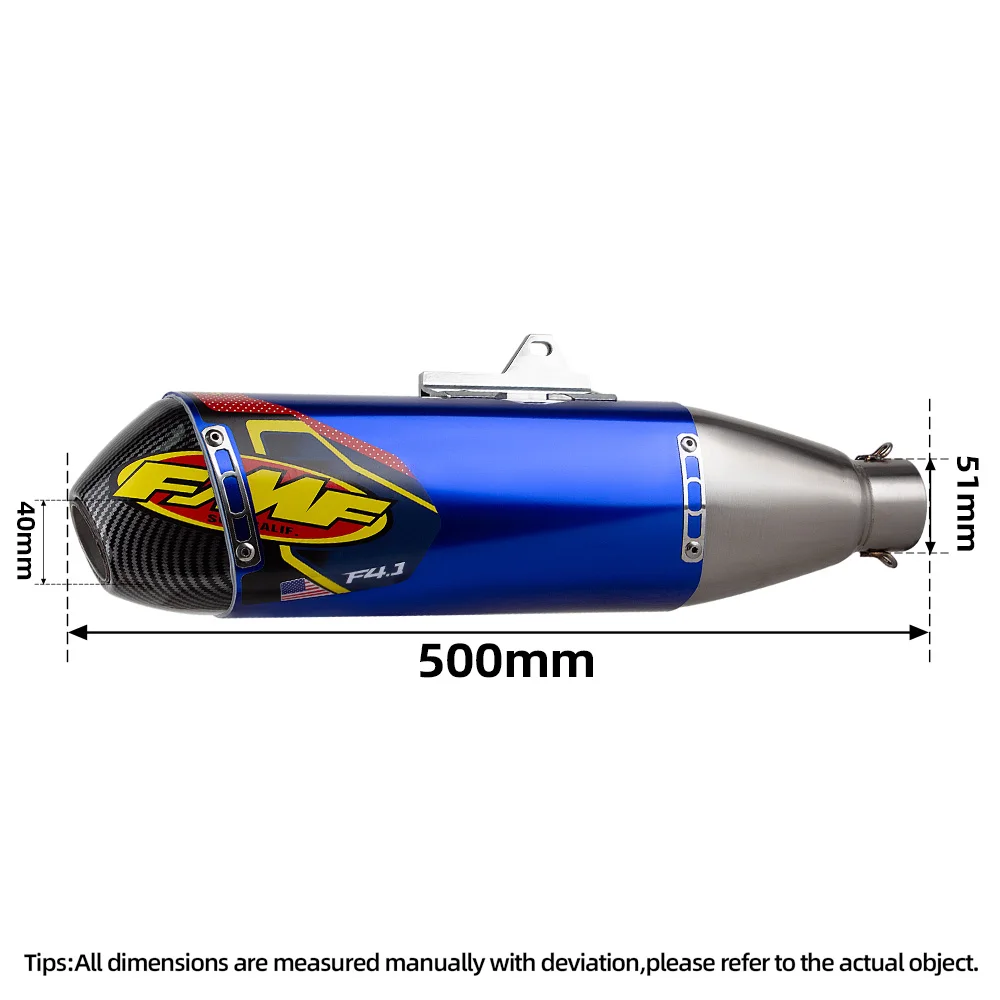 Motorcycle Exhaust FMF Muffler with DB Killer For Yamaha T7 T700 T700S Tenere700 TENERE 700 XTZ690 2019-2026 Escape Mid Pipe