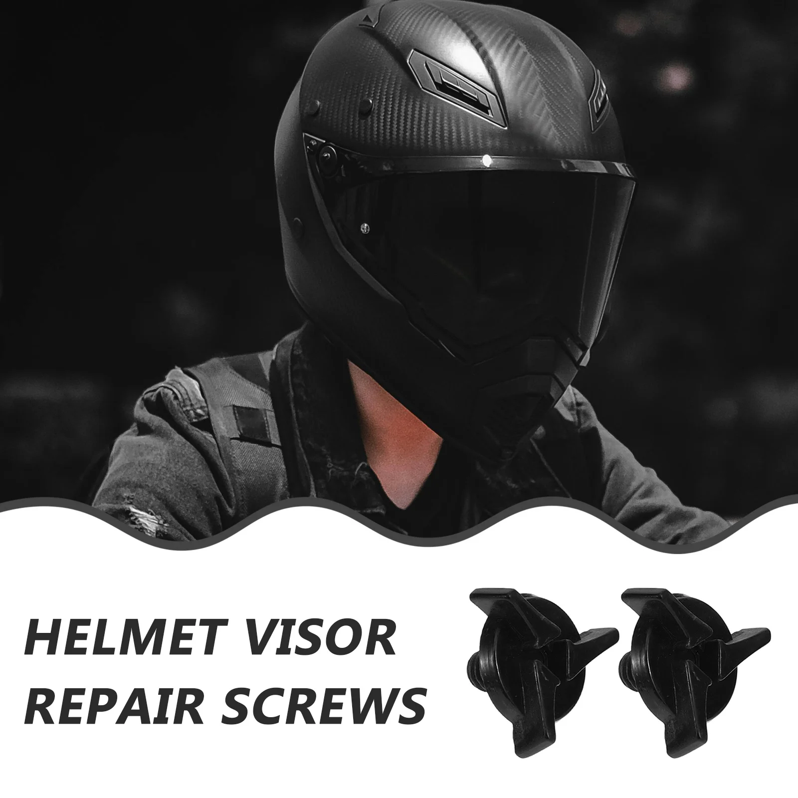 

1Set Dirt Bike Visor Screws Reliable Texture Easy to Use Motorcycle Accessory Secure Hold Motorcycle Screws