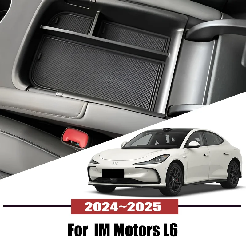 

Suitable For IM Motors L6 2024 2025 Car Central Armrest Storage Box Holder Console Organizer Box Auto interior Accessories Tools