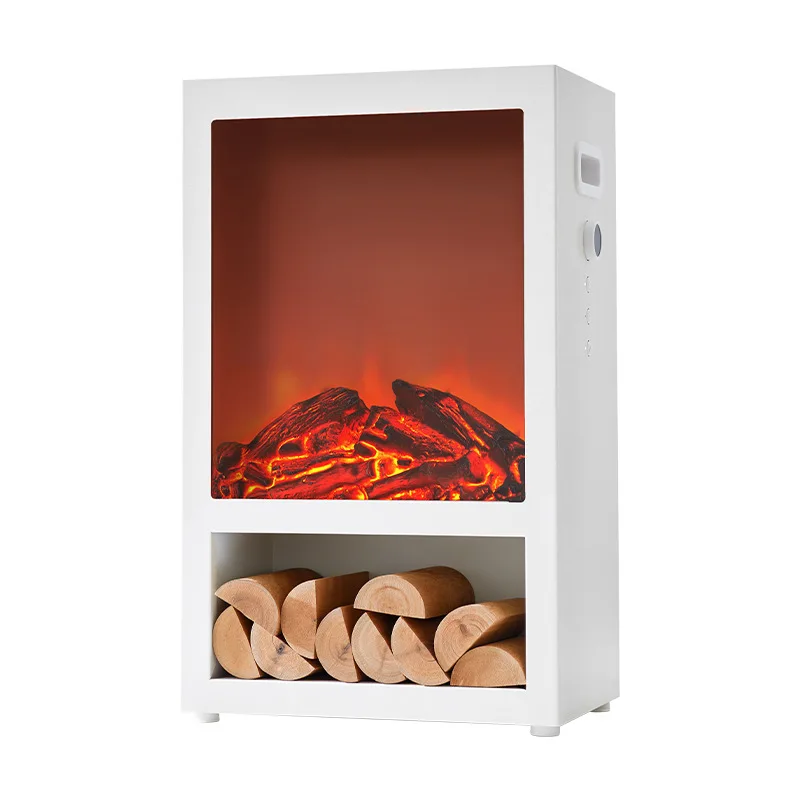 

Heater, electric heater, household simulated flame solid wood electric fireplace