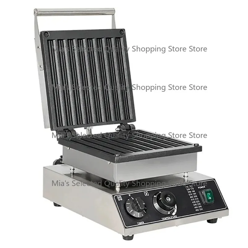 

1750W Electric Fried Dough Sticks Waffle Makers Machine Commercial Churro Cone Making Fritters Non-Stick Baking