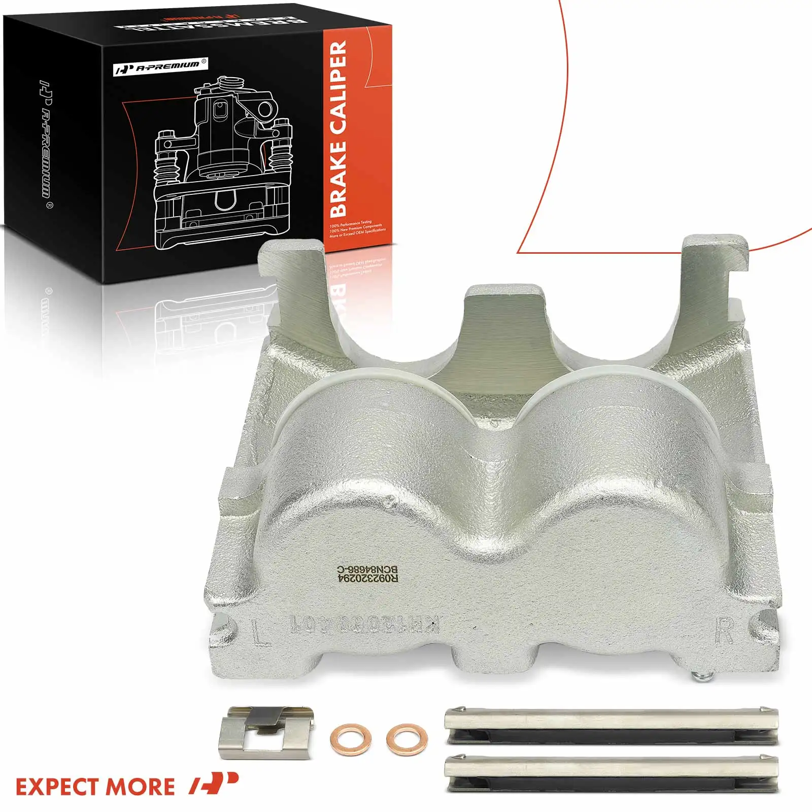 A-Premium Passenger Side Disc Brake Caliper for Ford F-Super Duty F-53 Motorhome Chassis F-59 Commercial Stripped Chassis 88-97