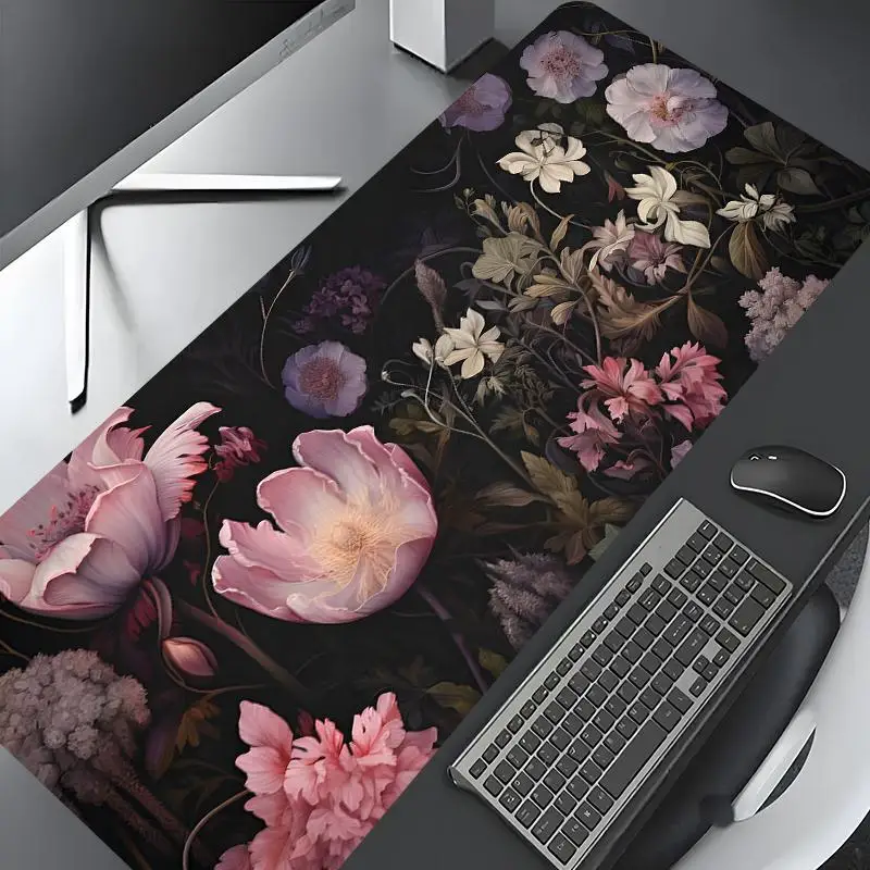 

Floxitta Floral Gaming Mouse Pad XXL Large Size, Rubber Base, Beautiful Desktop Decoration for PC Laptop Computers